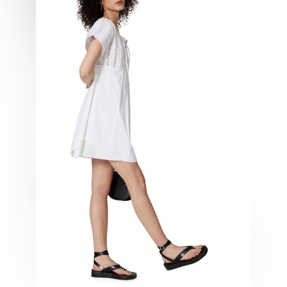 Marissa Webb • Eyelet Pintuck Minidress - Picture 4 of 15